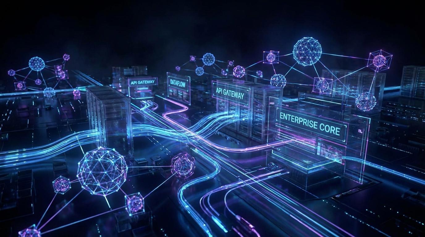 Diagrama Ecosistema de Arquitectura Tecnológica y Conexión de Negocio